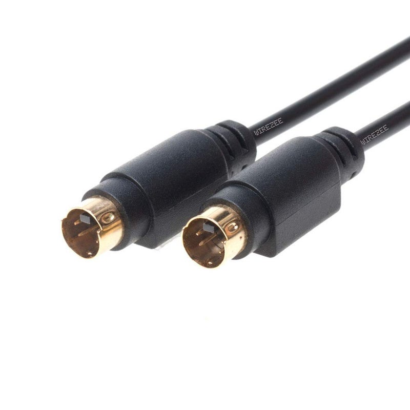 WireZee S-Video Cable 4 Pin Male 75 Ohm Patch Cord for DVD HDTV (12FT) - Image 2